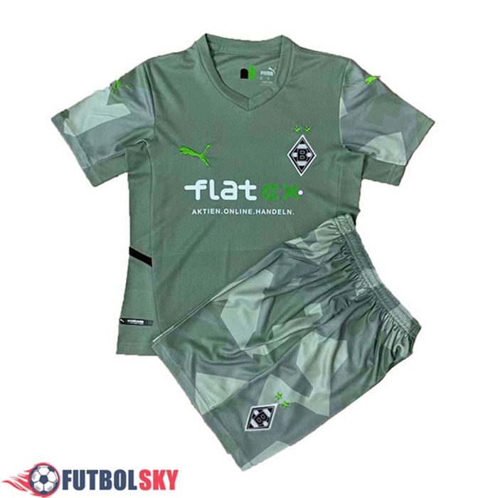 Camiseta Futbol Mönchengladbach Ninos Alternativo 2021/2022