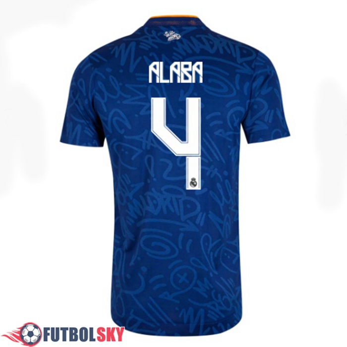 Camiseta Futbol Real Madrid (Alaba 4) Alternativo 2021/2022