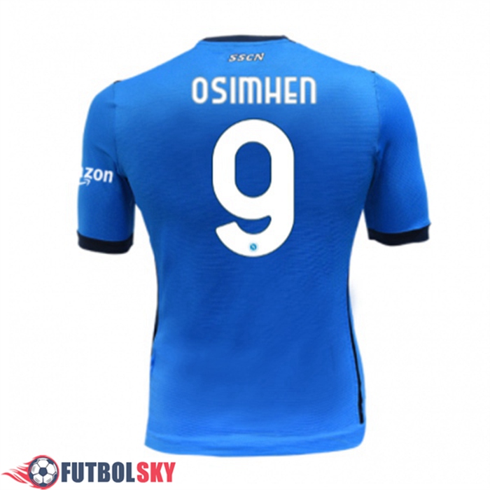 Camiseta Futbol SSC Napoli (OSIMHEN 9) Titular 2021/2022