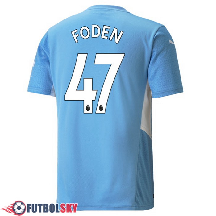 Camiseta Futbol Manchester City (FODEN 47) Titular 2021/2022