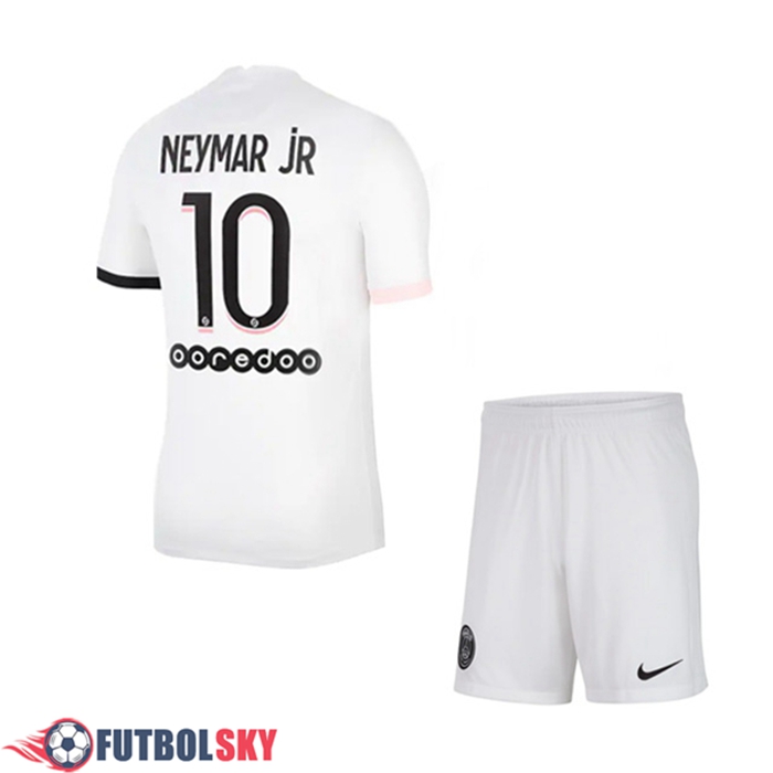 Camiseta Futbol Jordan PSG (Neymar Jr 10) Ninos Alternativo 2021/2022