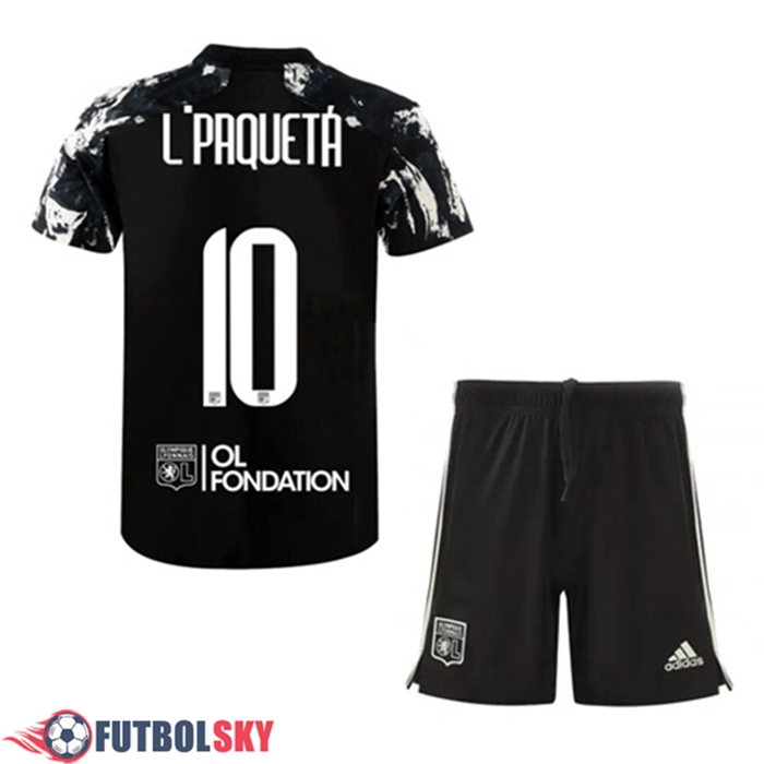 Camiseta Futbol Lyon (L.PAQUEYA 10) Ninos Tercero 2021/2022