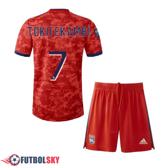 Camiseta Futbol Lyon (TOKO EKAMBI 7) Ninos Alternativo 2021/2022