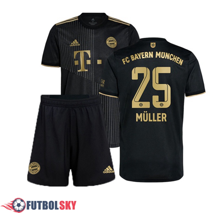 Camiseta Futbol Bayern Munich (Muller 25) Ninos Alternativo 2021/2022