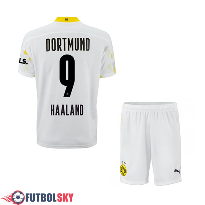 Camiseta Futbol Dortmund BVB (Haaland 9) Ninos Tercero 2021/2022