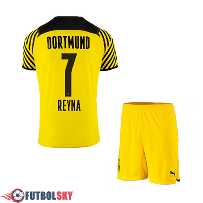 Camiseta Futbol Dortmund BVB (Reyna 7) Ninos Titular 2021/2022