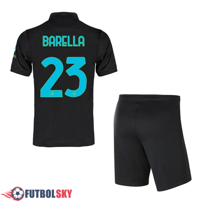 Camiseta Futbol Inter Milan (BARELLA 23) Ninos Tercero 2021/2022