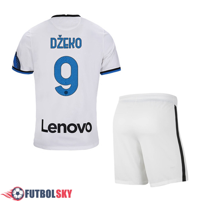 Camiseta Futbol Inter Milan (DZEKO 9) Ninos Alternativo 2021/2022