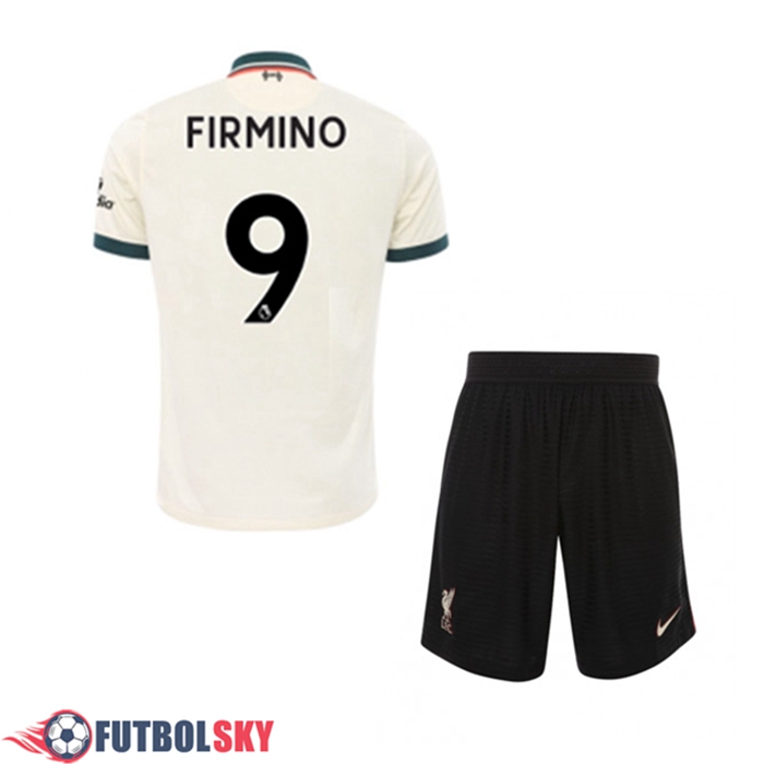 Camiseta Futbol FC Liverpool (Roberto Firmino 9) Ninos Alternativo 2021/2022