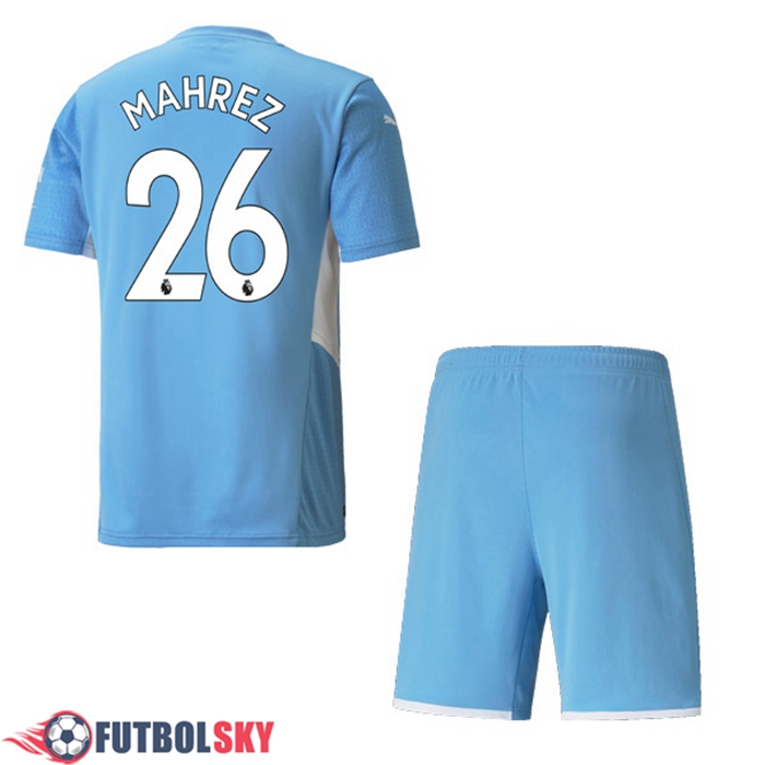 Camiseta Futbol Manchester City (MAHREZ 26) Ninos Titular 2021/2022