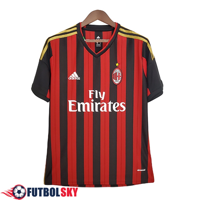 Camiseta Futbol AC Milan Retro Titular 2013/2014