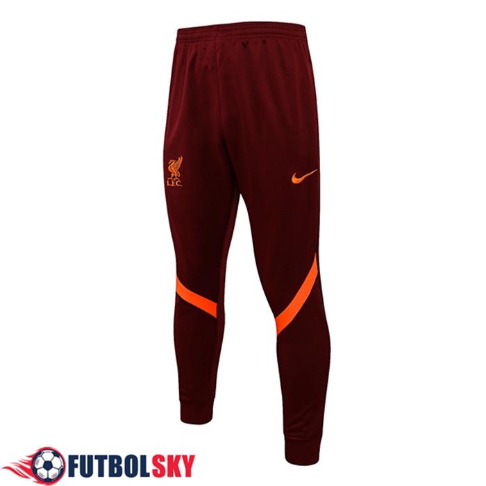 Pantalon Entrenamiento FC Liverpool Rojo/Orange 2021/2022