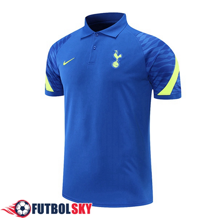 Camiseta Polo Tottenham Hotspur Azul/Verde 2021/2022