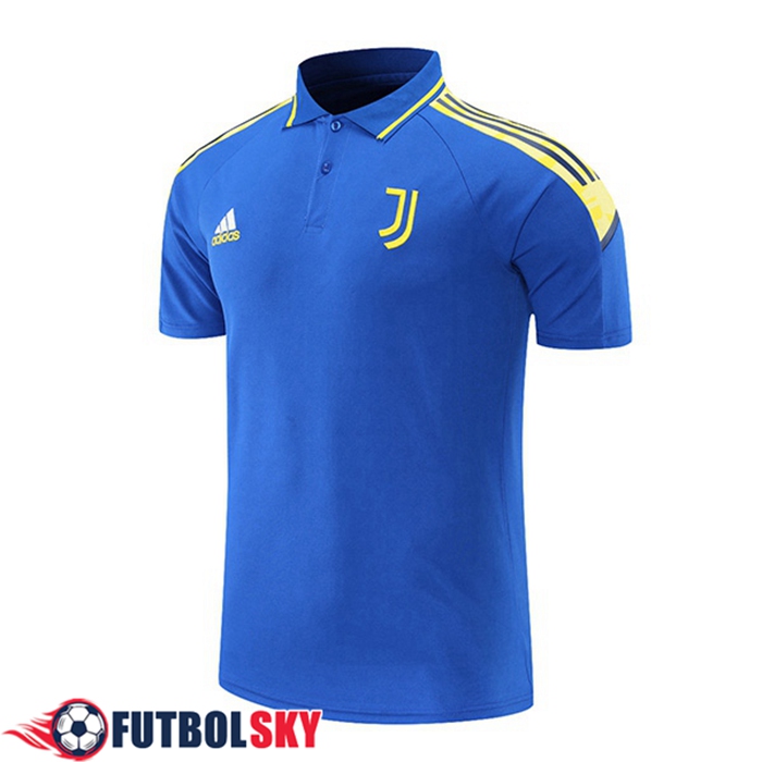 Camiseta Polo Juventus Azul/Amarillo 2021/2022