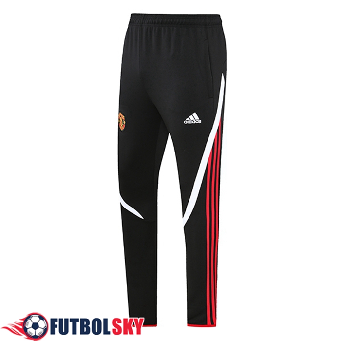 Pantalon Entrenamiento Manchester United Rojo/Negro 2021/2022
