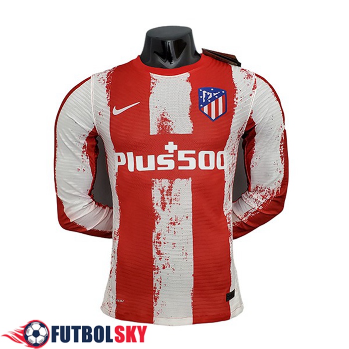 Camiseta Futbol Atletico Madrid Titular Manga Larga 2021/2022