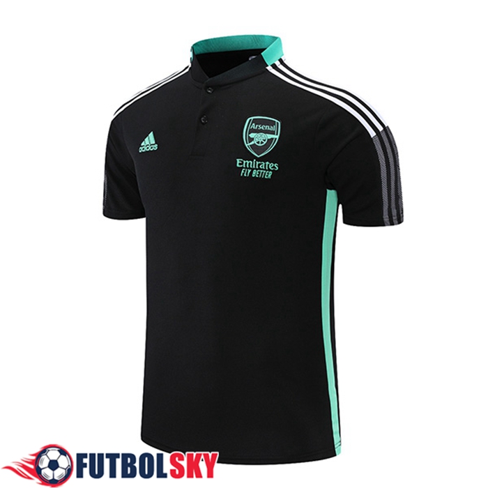 Camiseta Polo FC Arsenal Negro/Verde 2021/2022