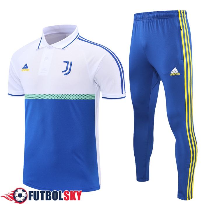 Camiseta Polo Juventus + Pantalones Blancaa/Azul 2021/2022