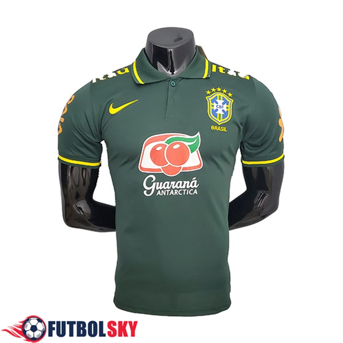 Camiseta Polo Brasil Verde 2021/2022