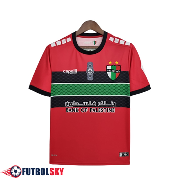 Camiseta Futbol Palestino Rojo 2022/2023