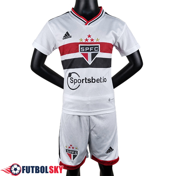 Camiseta Futbol Sao Paulo FC Ninos Titular 2022/2023