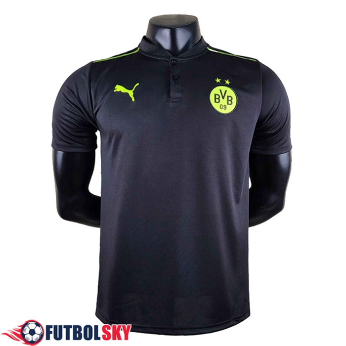 Camiseta Polo Dortmund BVB Negro 2022/2023