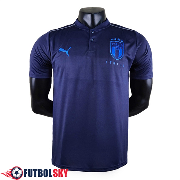 Camiseta Polo Italia Azul marino 2022/2023
