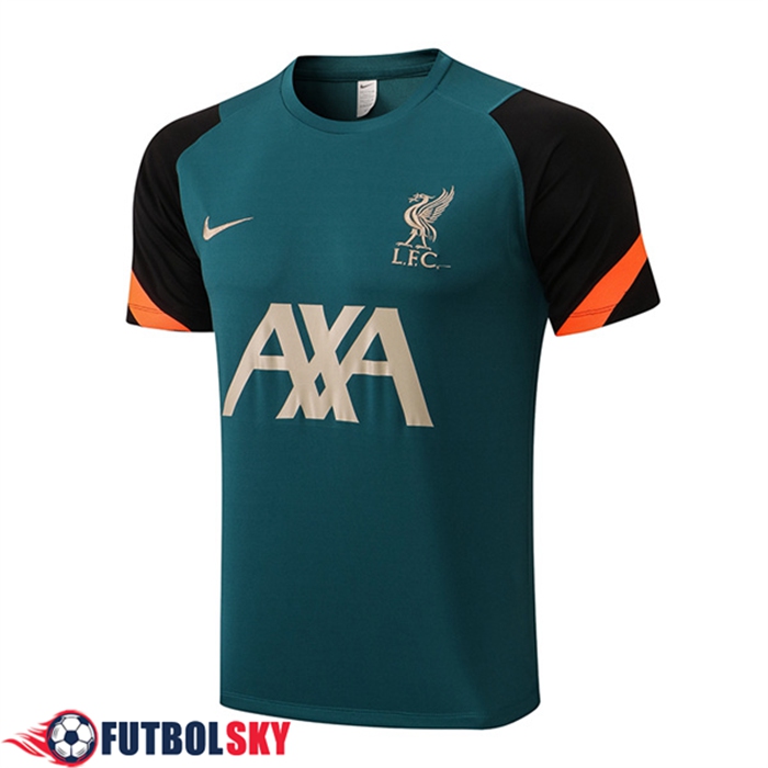 Camiseta Entrenamiento FC Liverpool Verde/Negro 2022/2023