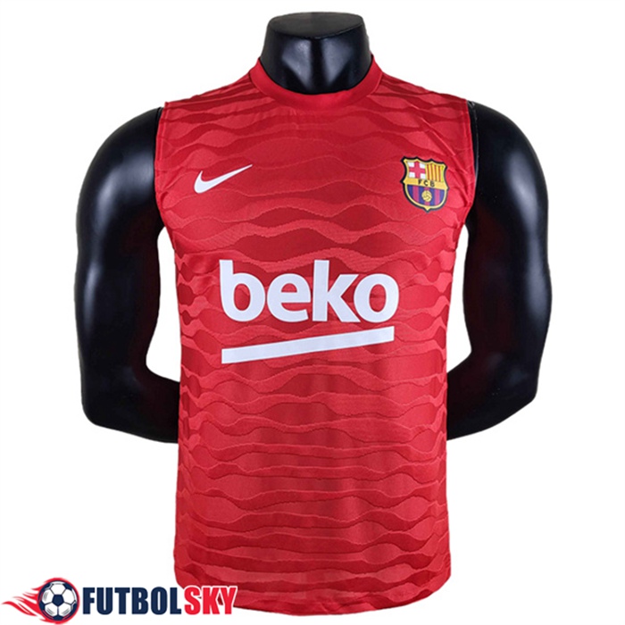 Camiseta Entrenamiento sin mangas FC Barcelona Rojo 2022/2023