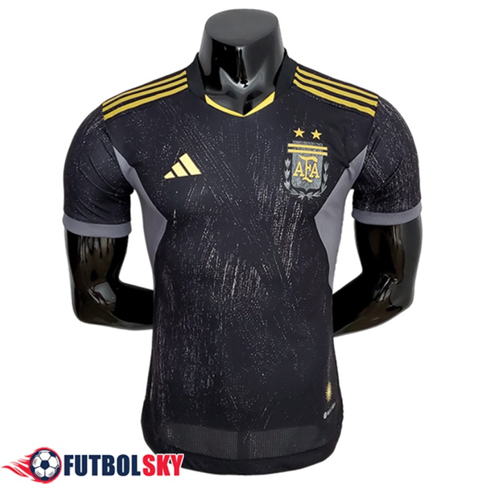 Camisetas De Futbol Argentina Player Version Negro Copa Del Mundo 2022