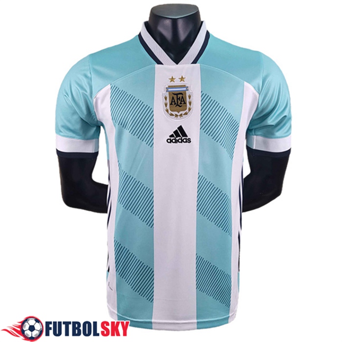 Camisetas De Futbol Argentina Azul/Blanco Copa Del Mundo 2022