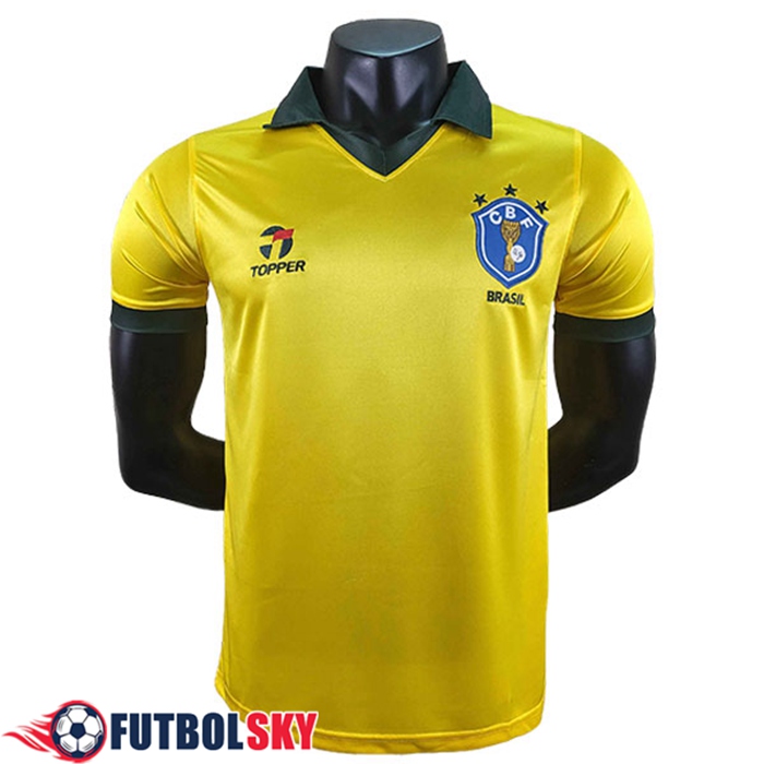 Camisetas De Futbol Brasil Retro Primera Coupe du monde 1986