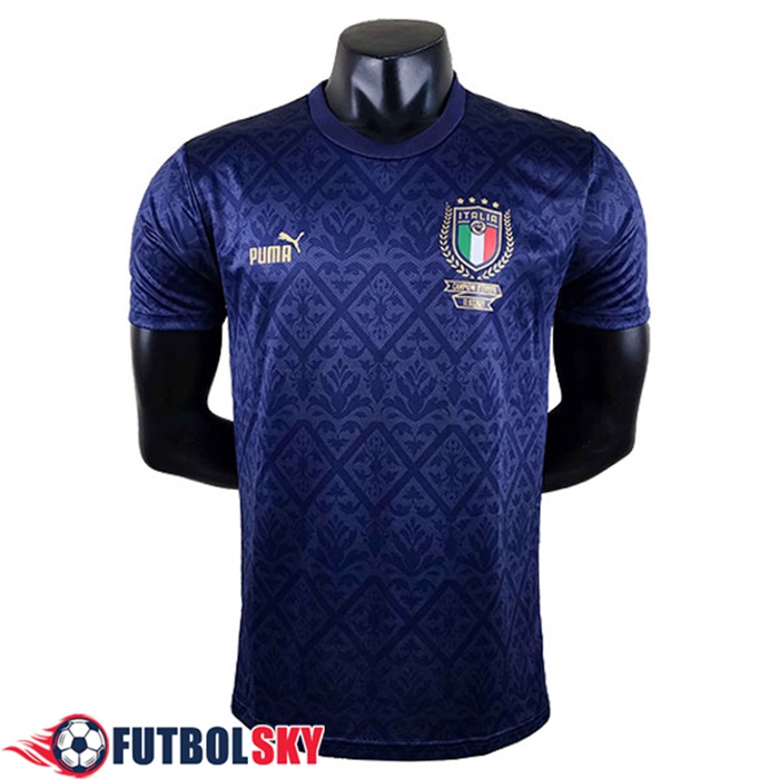 Camiseta Futbol Italia Commemorative Edition Azul Marin 2022