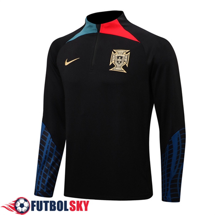 Sudadera De Entrenamiento Portugal Negro 2022/2023