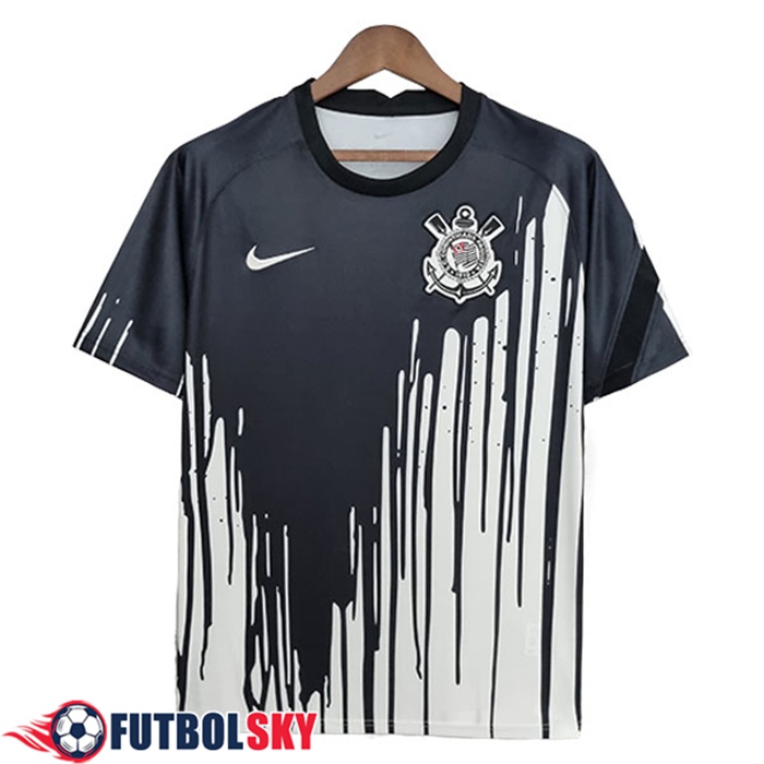 Camisetas De Futbol Corinthians Negro/Blanco 2022/2023