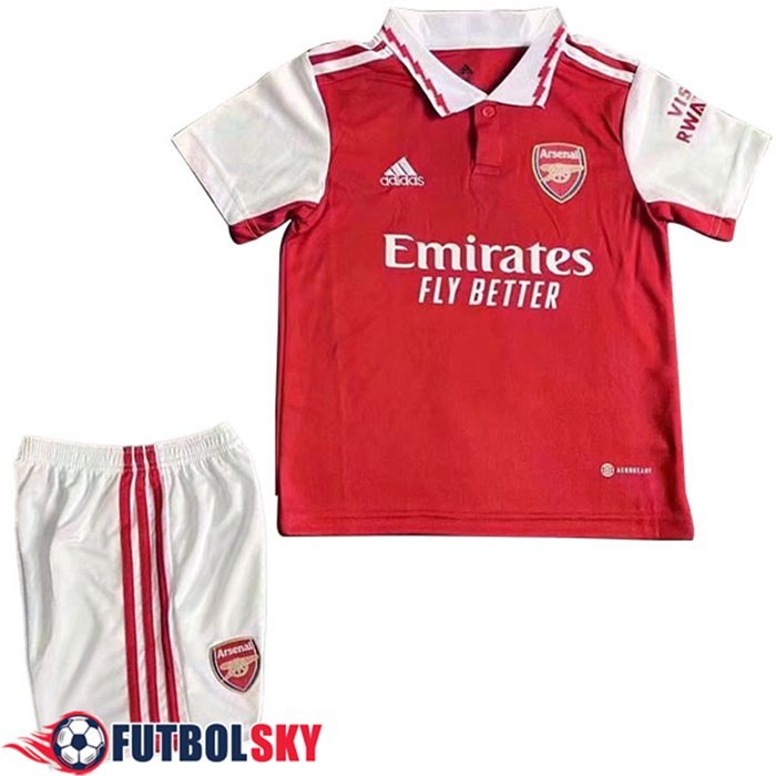 Camisetas De Futbol Arsenal Ninos Primera 2022/2023