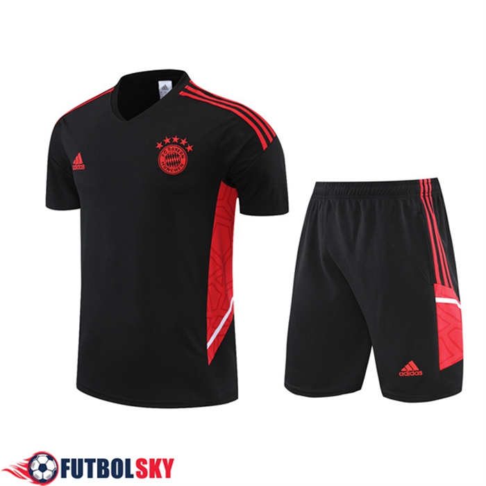 Camiseta Entrenamiento Bayern Munich + Cortos Negro 2022/2023