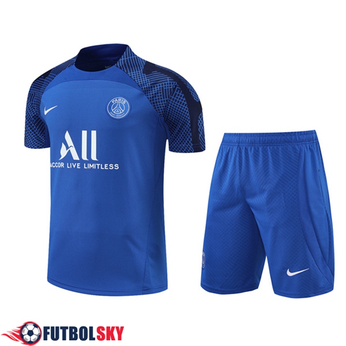Camiseta Entrenamiento PSG + Cortos Azul 2022/2023