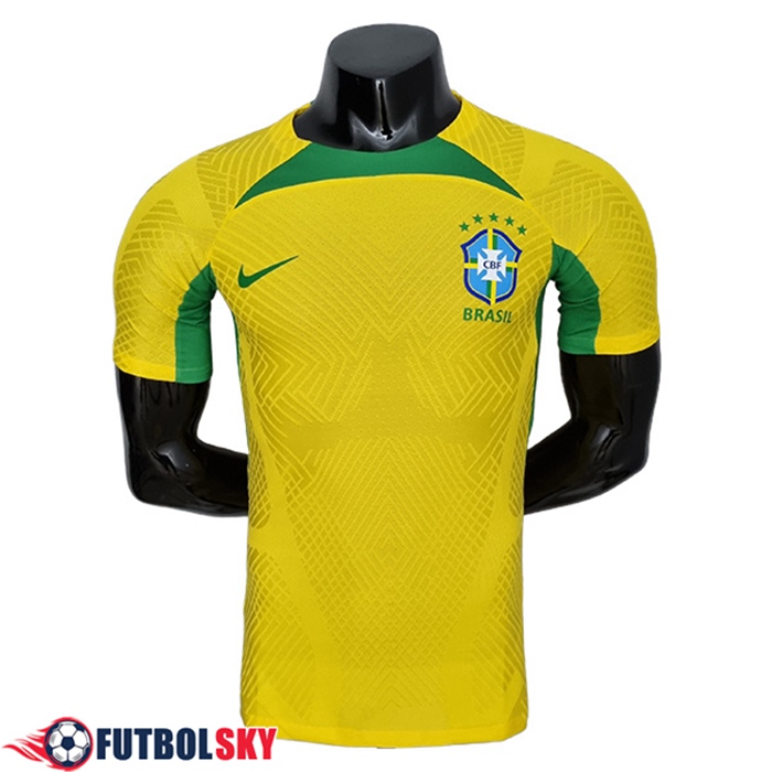 Camiseta Entrenamiento Brasil Amarillo 2022/2023