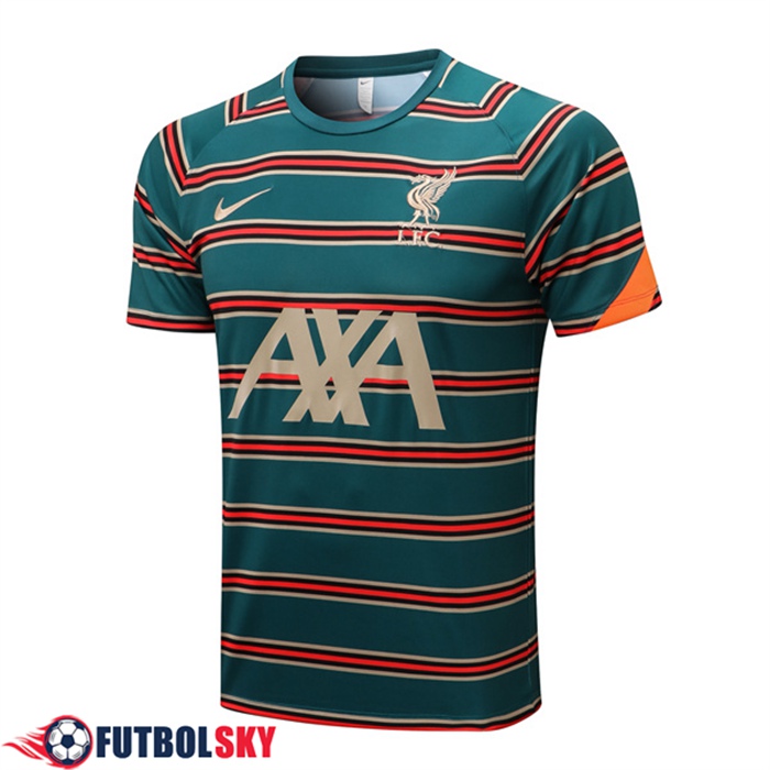 Camiseta Entrenamiento FC Liverpool Verde/Rojo 2022/2023