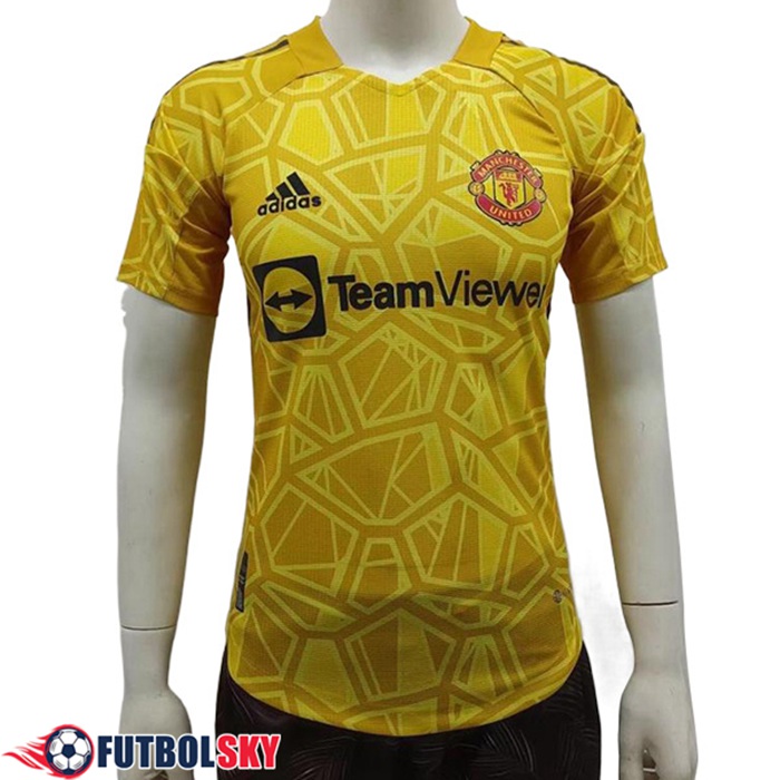 Camisetas De Futbol Manchester United Portero Amarillo 2022/2023