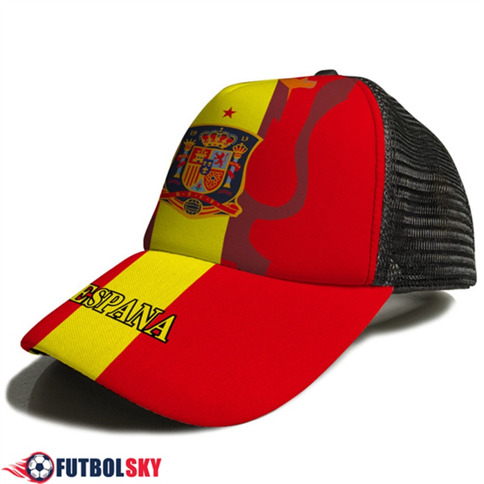 Gorra De Futbol España Rojo/Naranja 2023