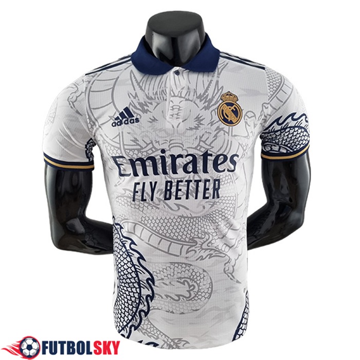 Camisetas De Futbol Real Madrid Chinese Dragon Blanco 2022/2023