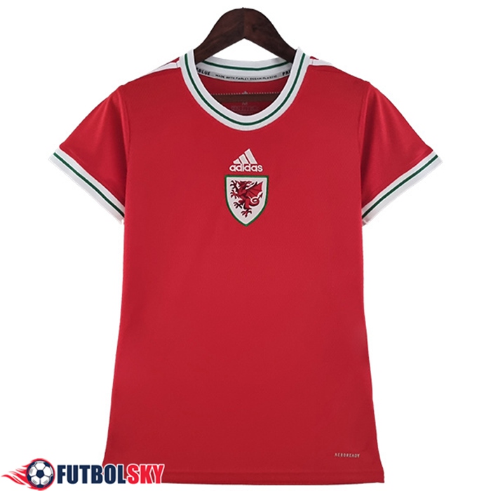 Camisetas De Futbol Gales Mujer Primera 2022/2023