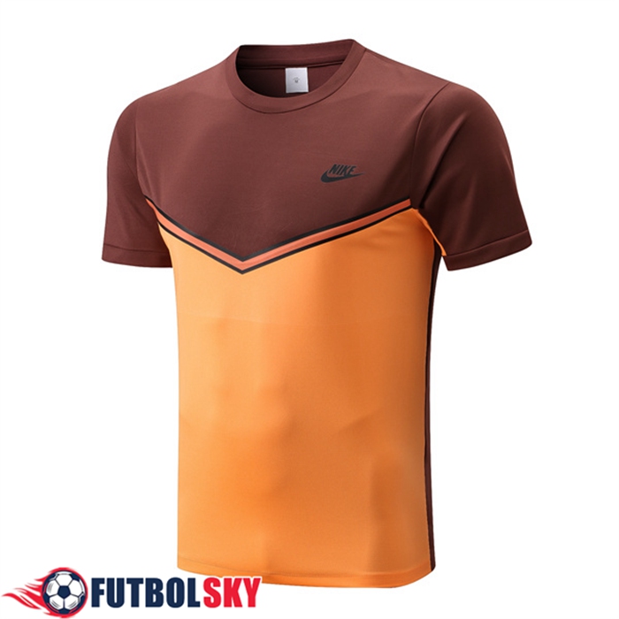 Camiseta Entrenamiento Nike Amarillo/Marrón 2022/2023