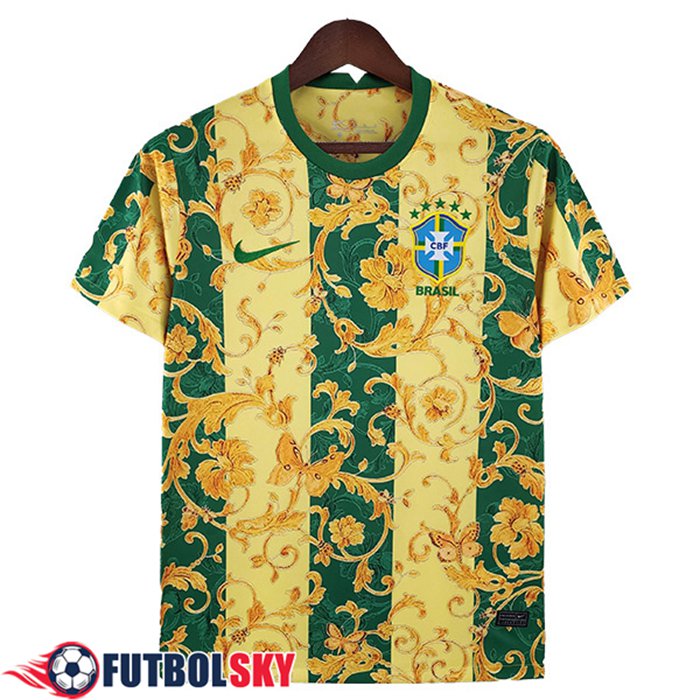 Camiseta Equipo Nacional Brasil Special Edition Amarillo/Verde 2022/2023
