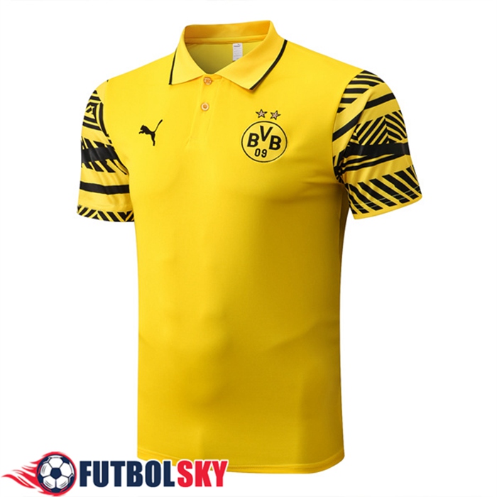Camiseta Polo Dortmund BVB Amarillo 2022/2023