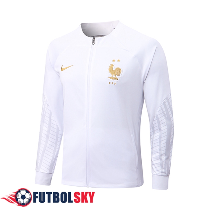 Chaquetas Futbol Francia Blanco 2022/2023