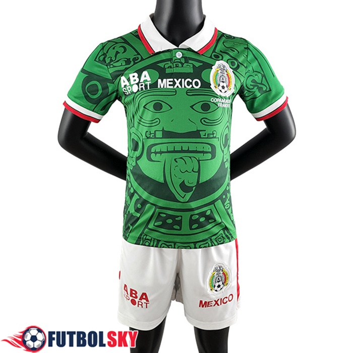 Fotoeléctrico Juntar Tropical Comprar Camiseta México Niños 22/23 2024 Baratas Personalizadas