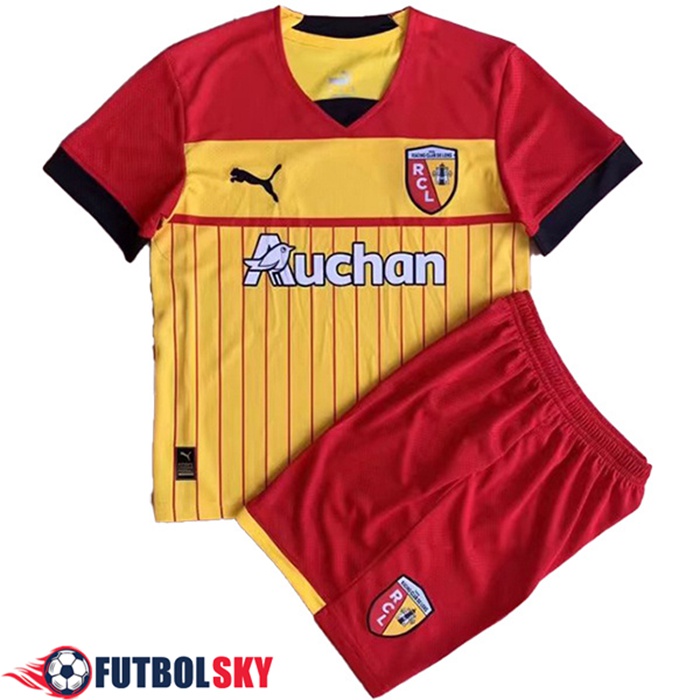 Nueva Camisetas De Futbol RC Lens Ninos Primera 2022/2023